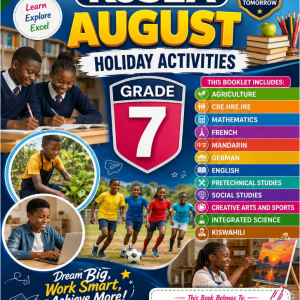 GRADE 7 AUGUST 2026 HOLIDAY HOMEWORK