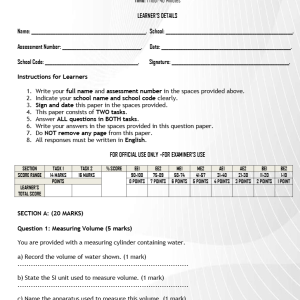 GRADE 7 Integrated Science Paper 2 End of Term 2 2026